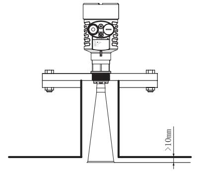調頻(pin)雷達(da)物位(wei)/液位(wei)計安(an)裝圖(tu)
