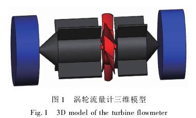 渦輪(lun)流量(liang)計三(san)維模(mo)型圖(tu)