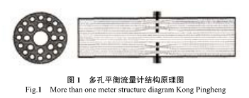 多孔(kong)平衡(heng)流量(liang)計結(jie)構原(yuan)理圖(tu)
