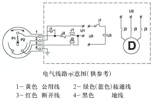 電(dian)接點(dian)壓力(li)表接(jie)線示(shi)意圖(tu)